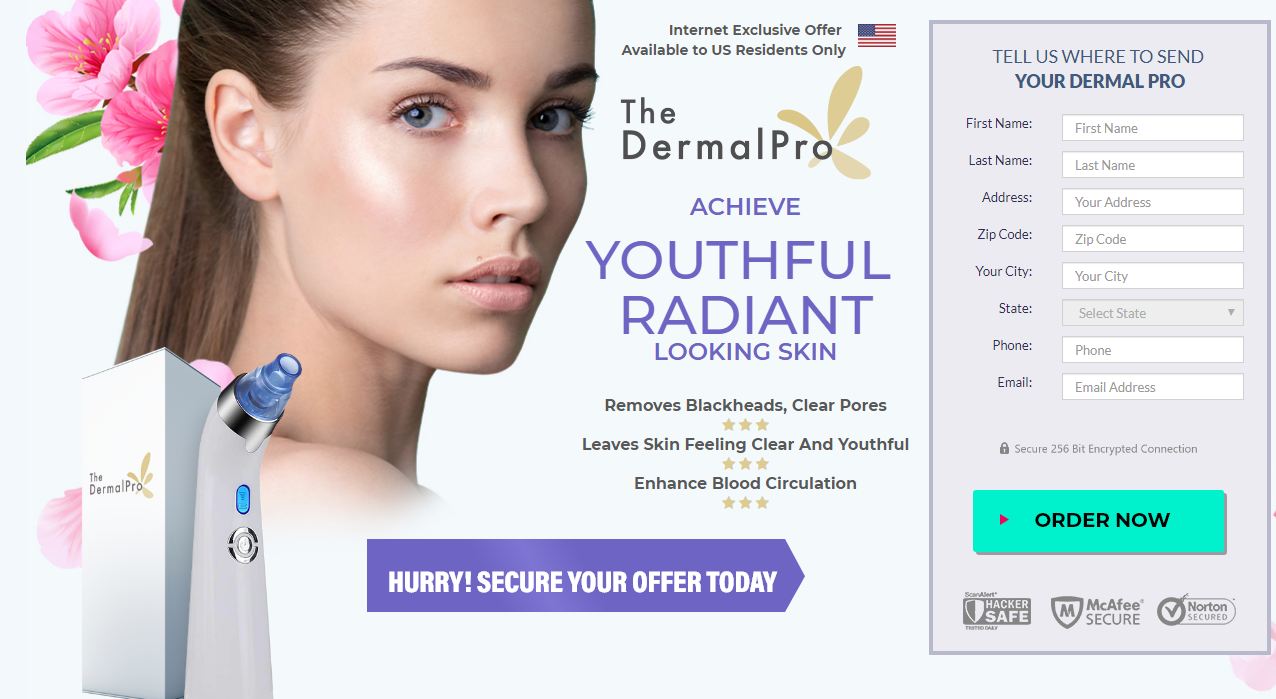 The Dermal Pro Vacuum Skin Cleanser
