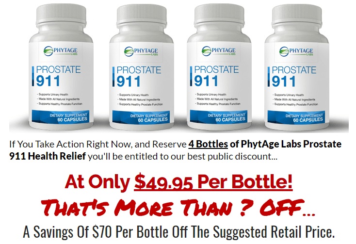 Phytage Labs Prostate 911 Pills