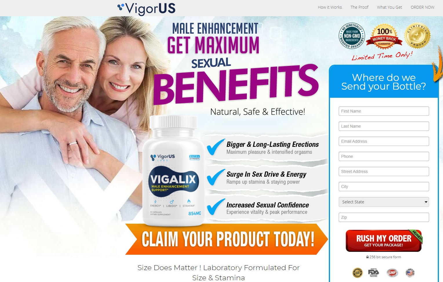 VigorUS Labs Vigalix Male Enhancement USA