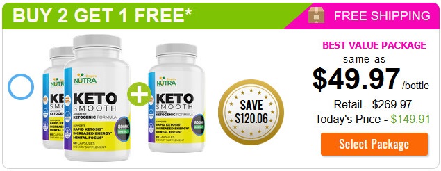 Empire Nutra Keto Smooth 3 bottle price