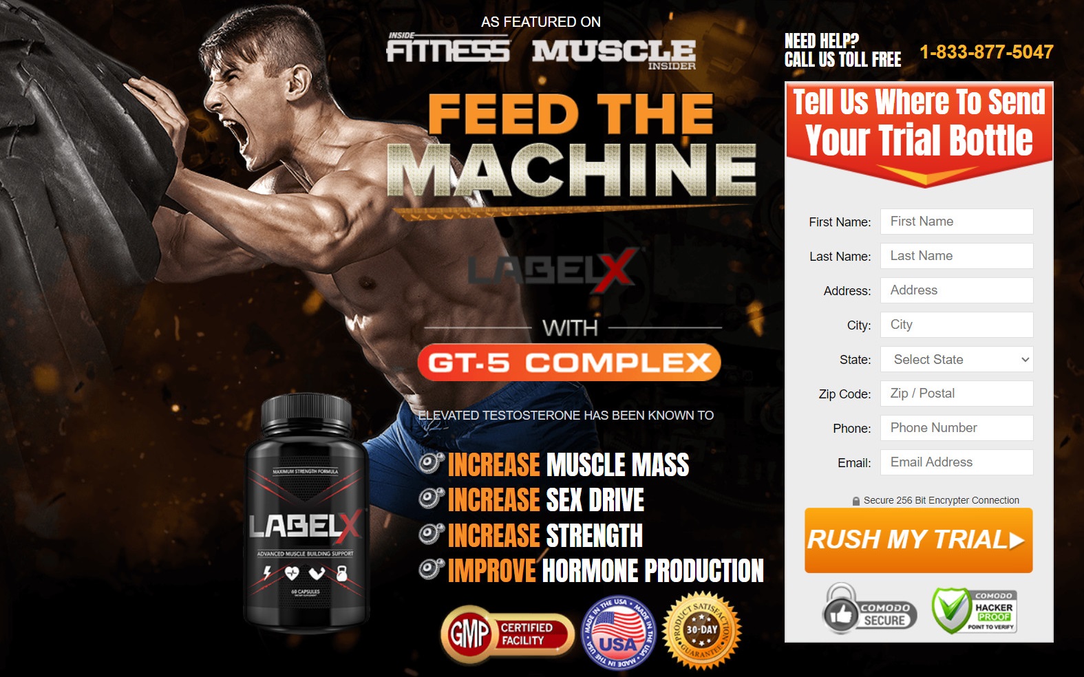LabelX Muscle Building Support 1