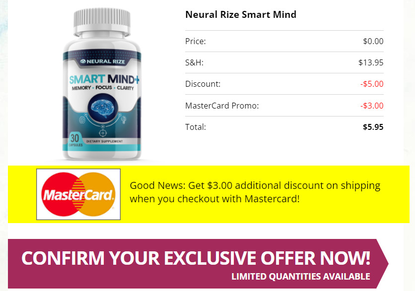 Neural Rize Smart Mind Trial Cost USA