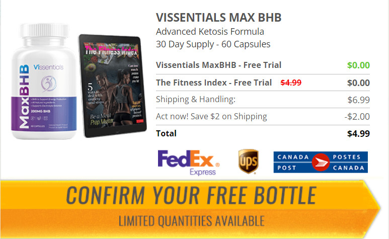 Vissentials MaxBHB Price For Trials