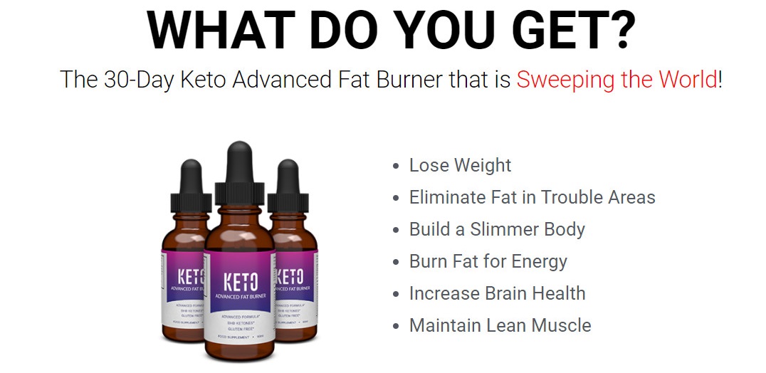 Keto Advanced Fat Burner Drops Benefits