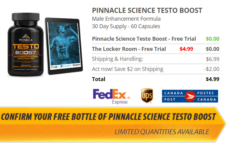 Pinnacle Science Testo Boost Free Trials