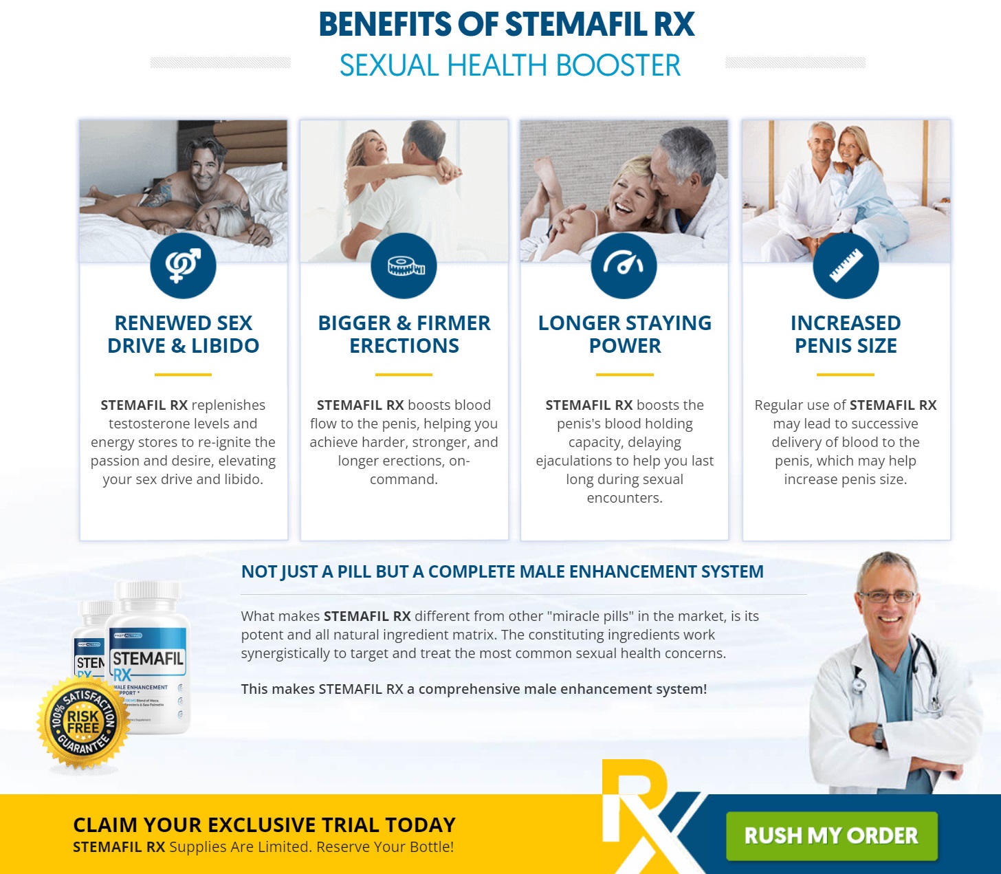 StemafilRX Male Enhancement Ingredients