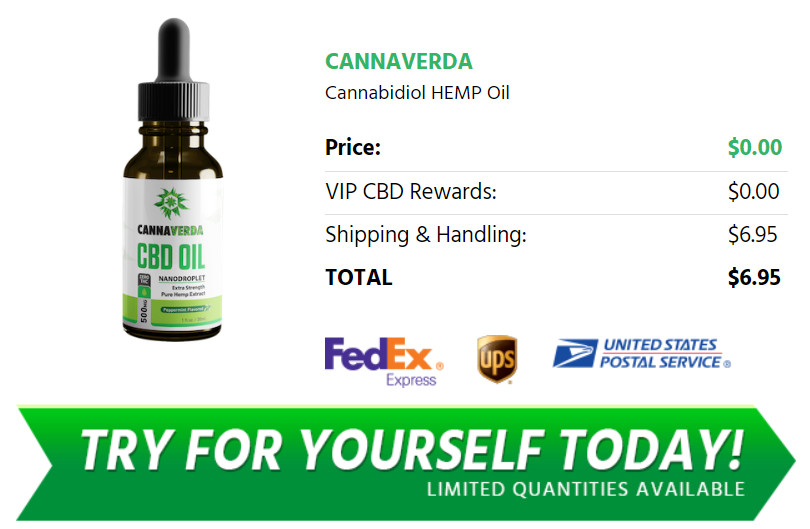 Cannaverda CBD Oil Reviews & Free Trial Cost In The USA