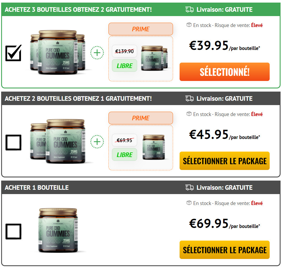 Greenhouse Pure CBD Gummies France Avis & Prix à vendre