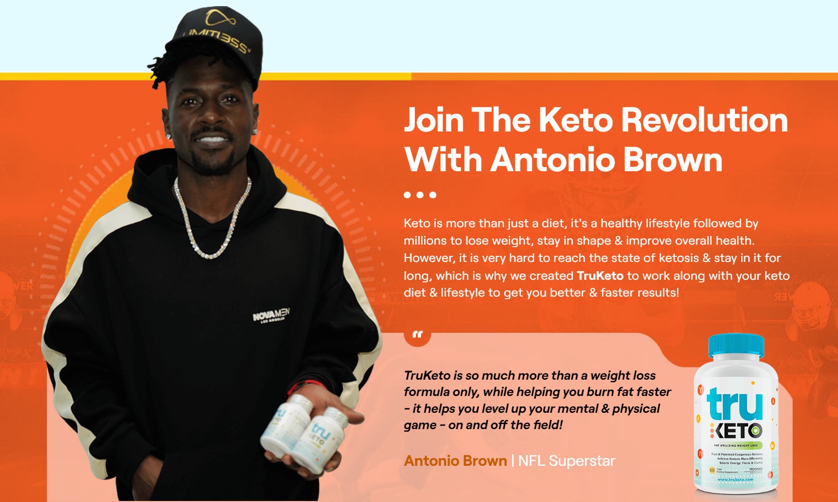 TruKeto Recommended By Antonio Brown