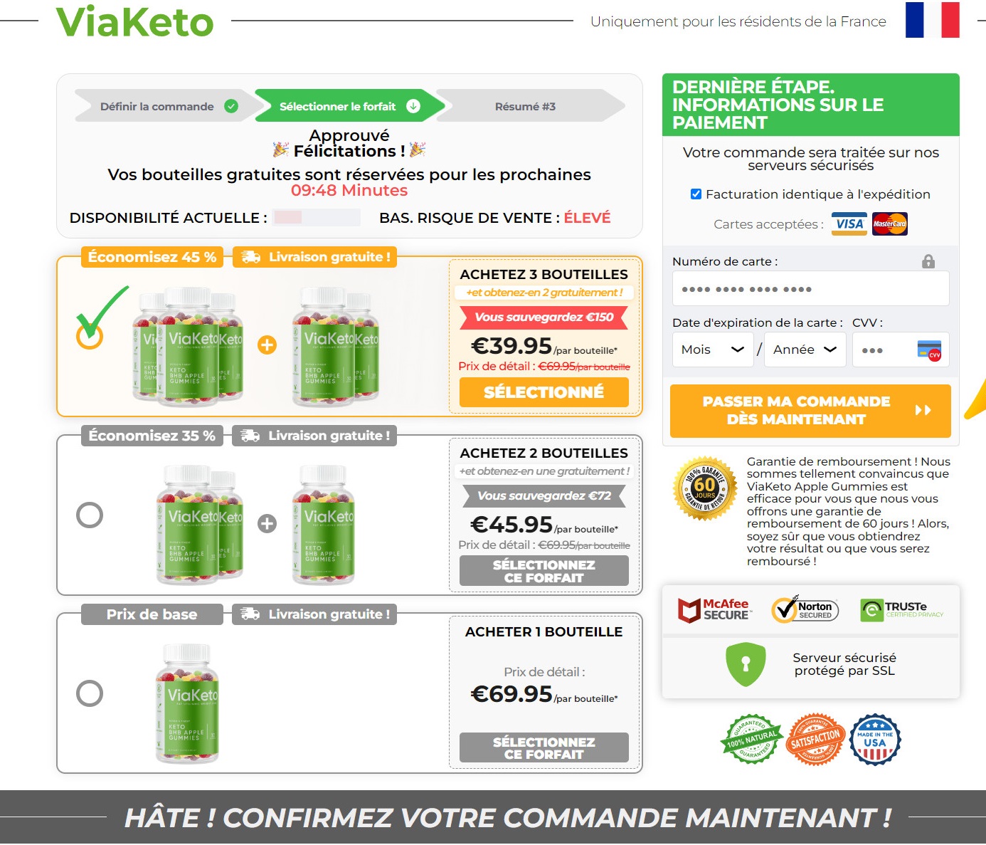 ViaKeto Apple Gummies France (FR) Processus de travail, Avis