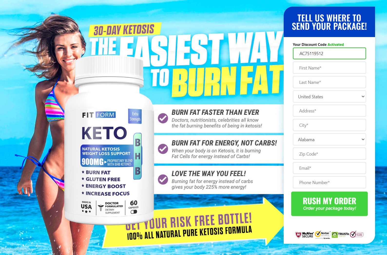 FitForm Keto USA {United States} Reviews [Updated 2022] & Sale Price