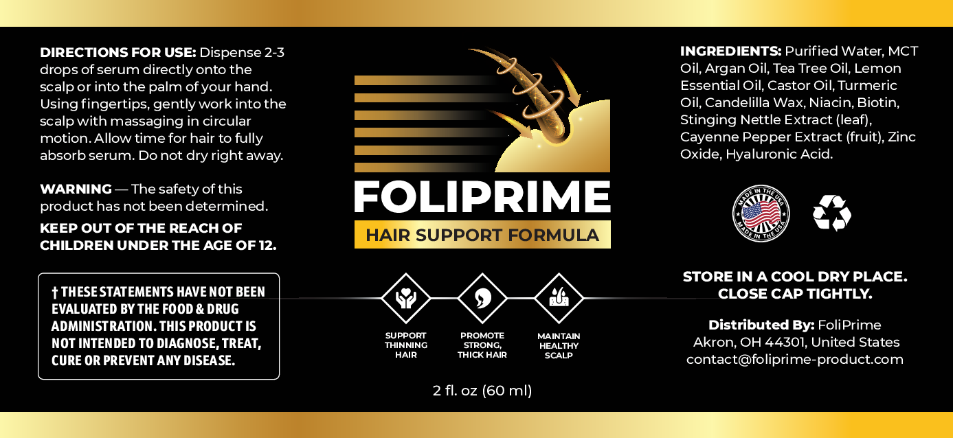 FoliPrime Reviews, Ingredients & How To Buy In USA, CA, UK, IE, AU & NZ
