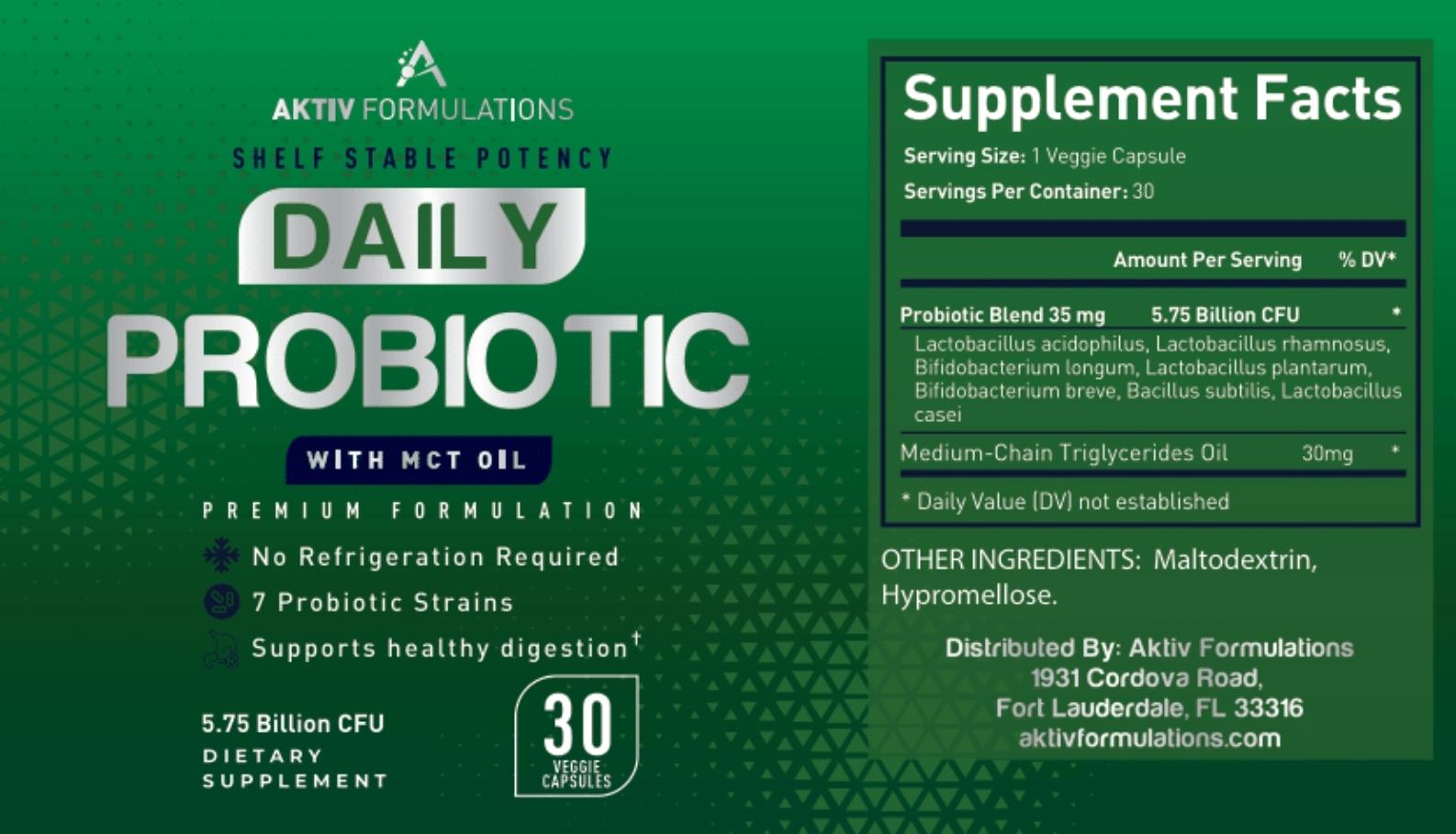 Aktiv Formulations Probiotic 2