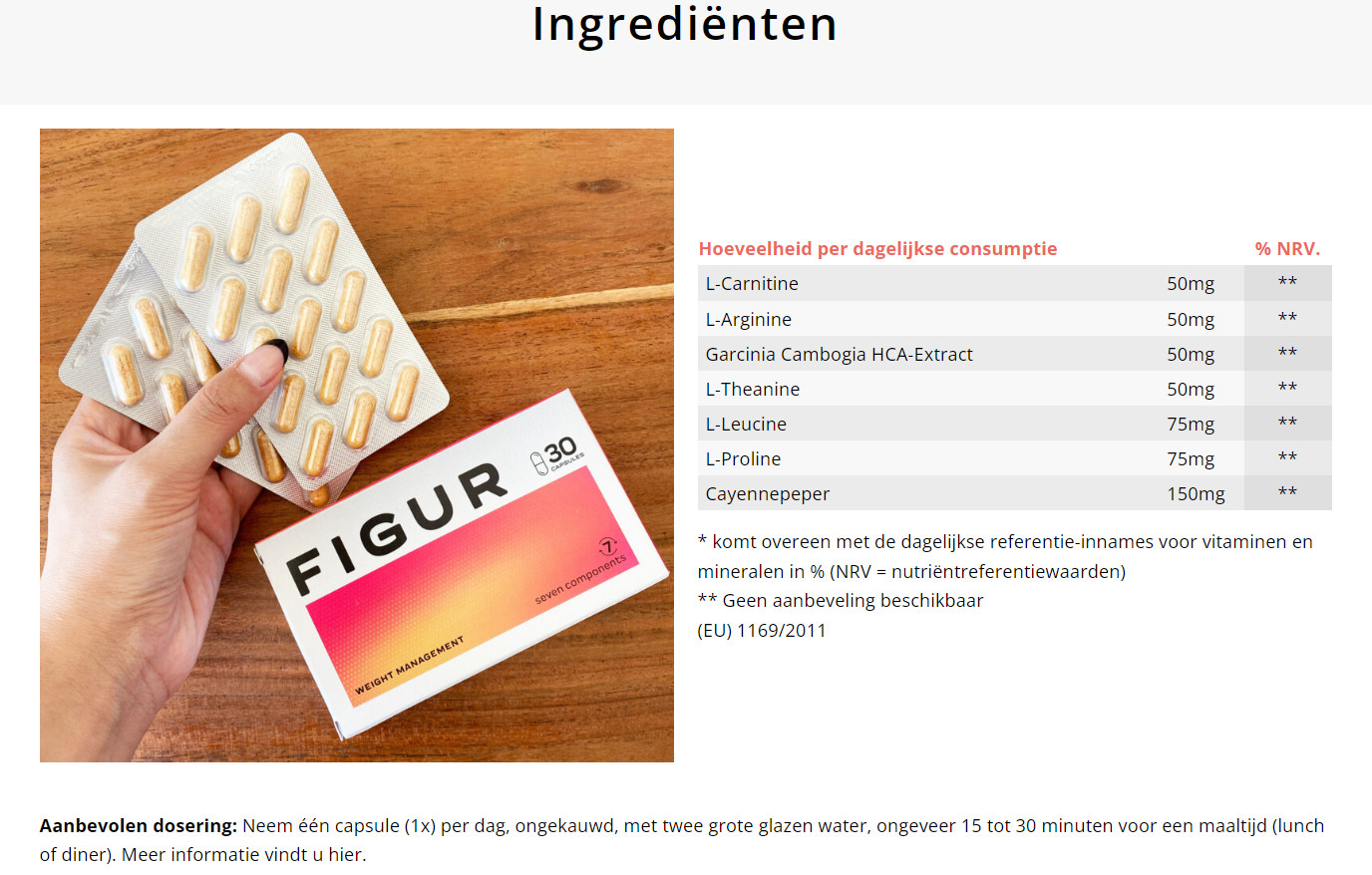 Figur Nederland Ingredients