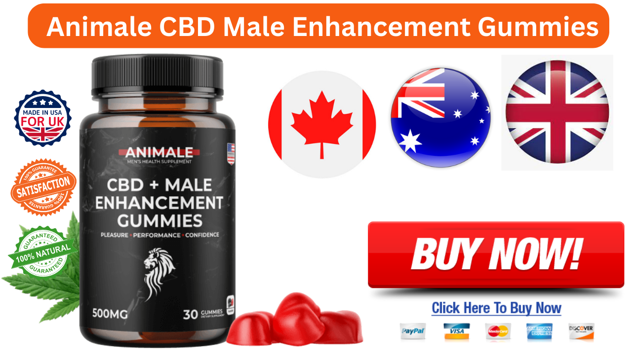Animale CBD Male Enhancement Gummies Canada Reviews Price