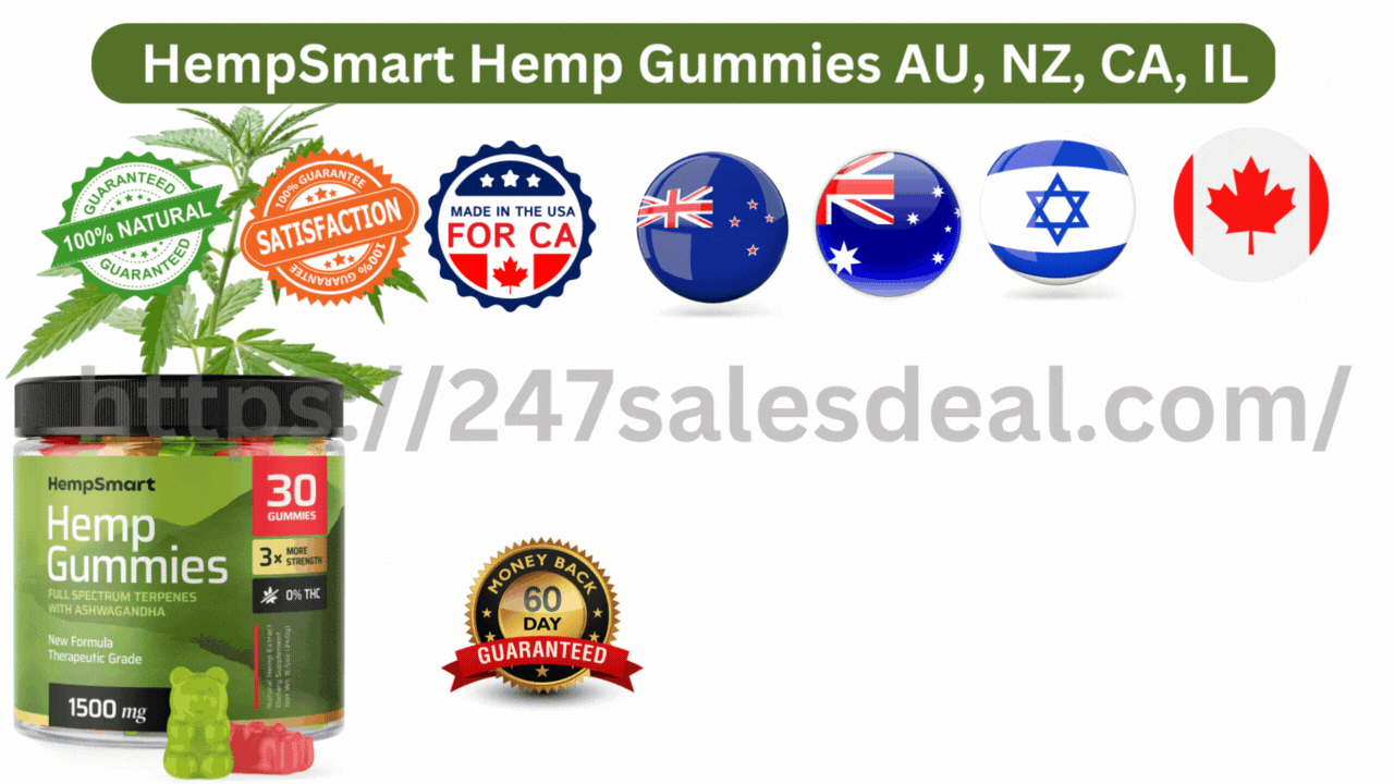 Smart Hemp Gummies AU, NZ, CA, IL