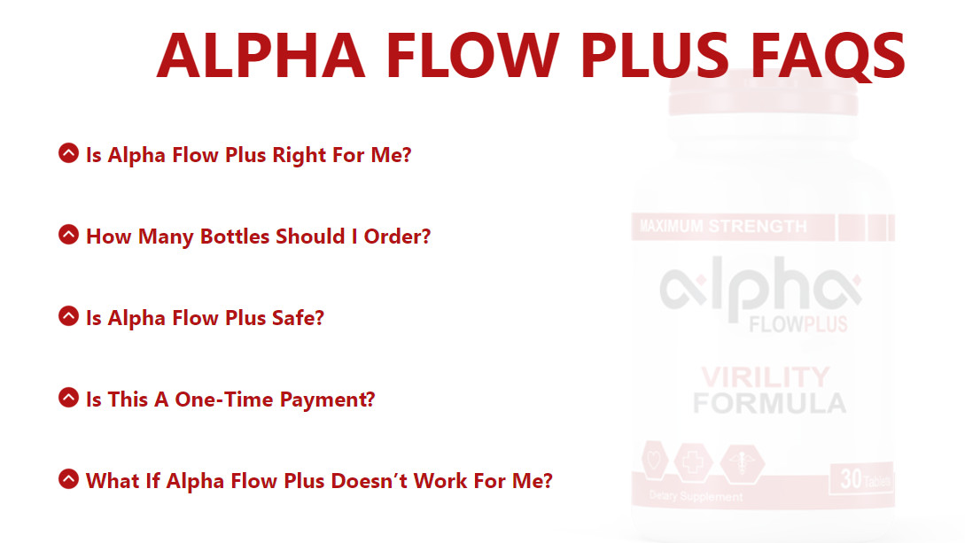 Alpha Flow Plus FAQs