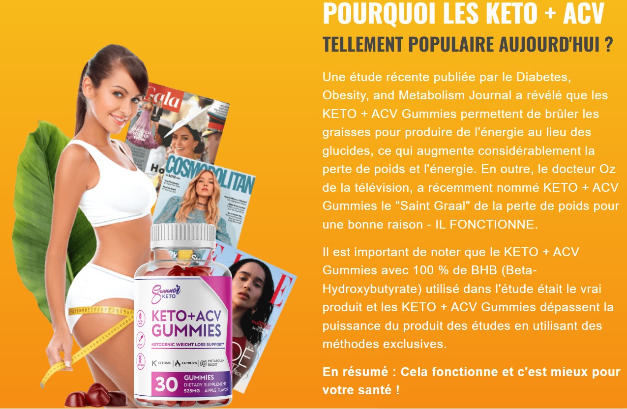Summer Keto ACV Gummies France