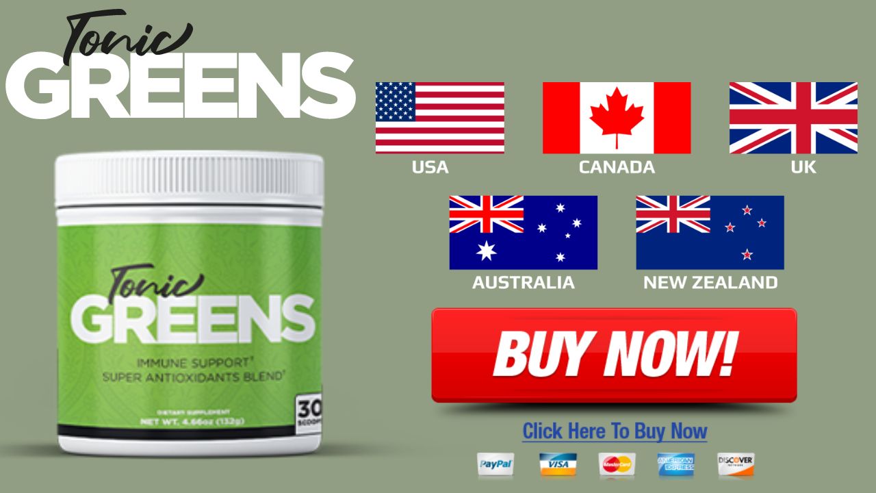 Tonic Greens US, UK, CA, AU, NZ 2023
