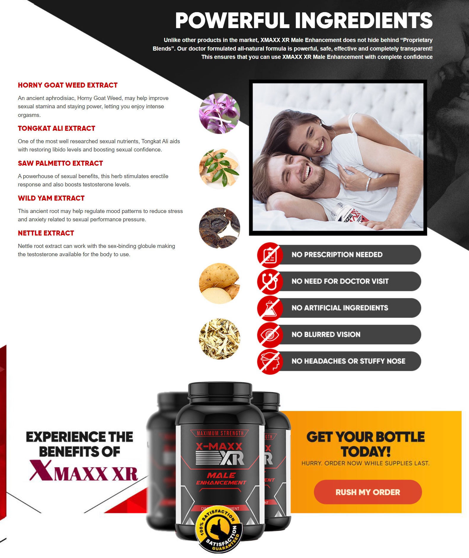 XMaxx XR Male Enhancement Ingredients