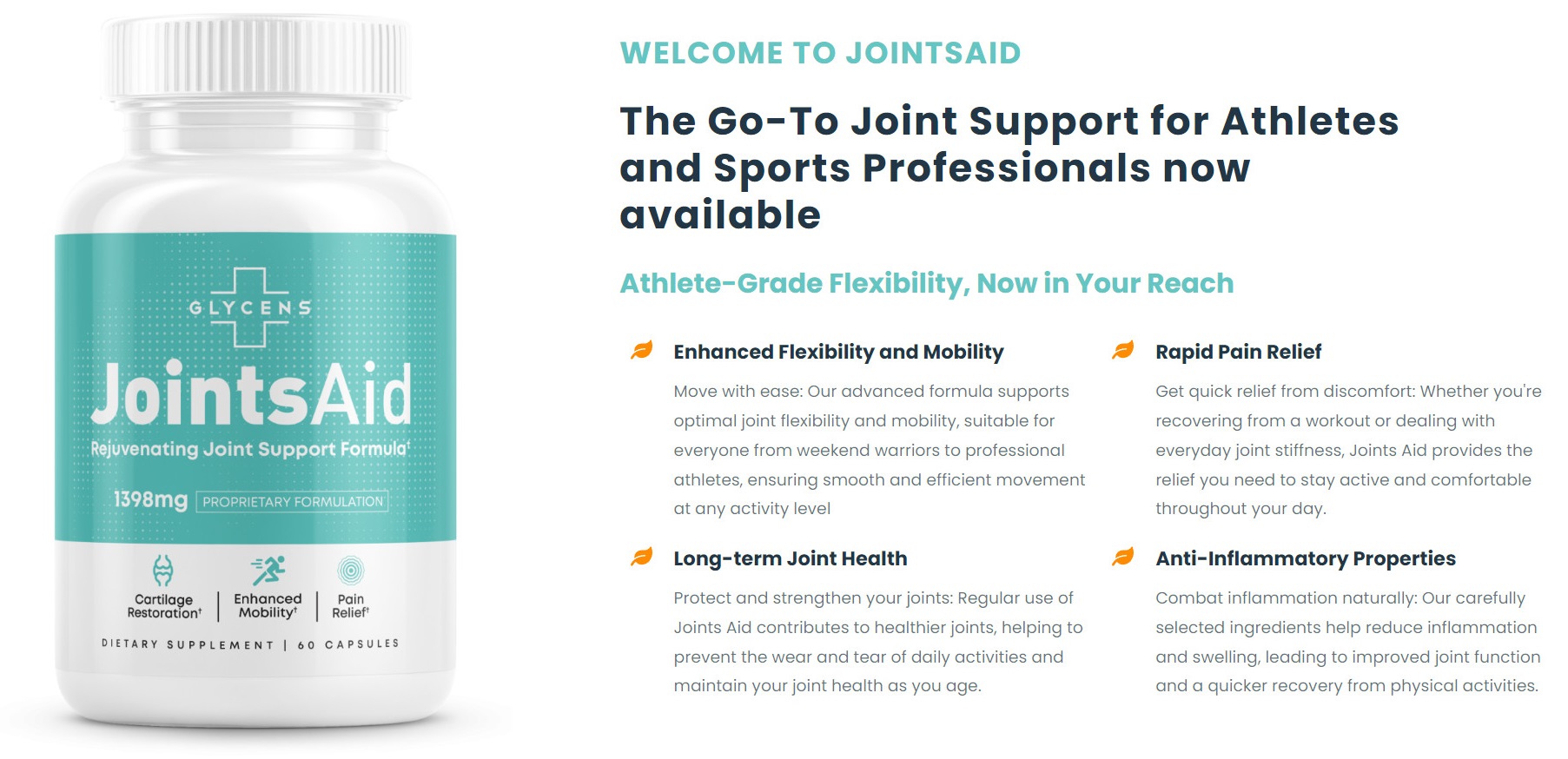 Glycens JointsAid Joint Support Formula Reviews