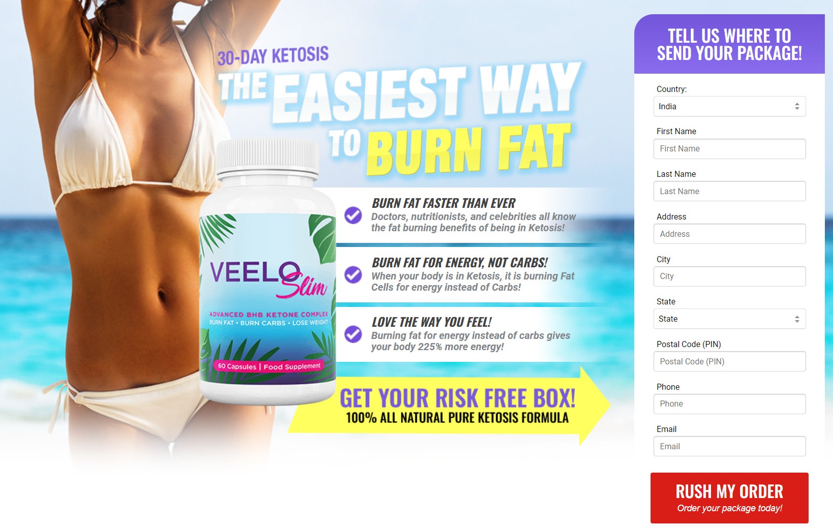 VeeloSlim Advanced BHB Ketone Complex