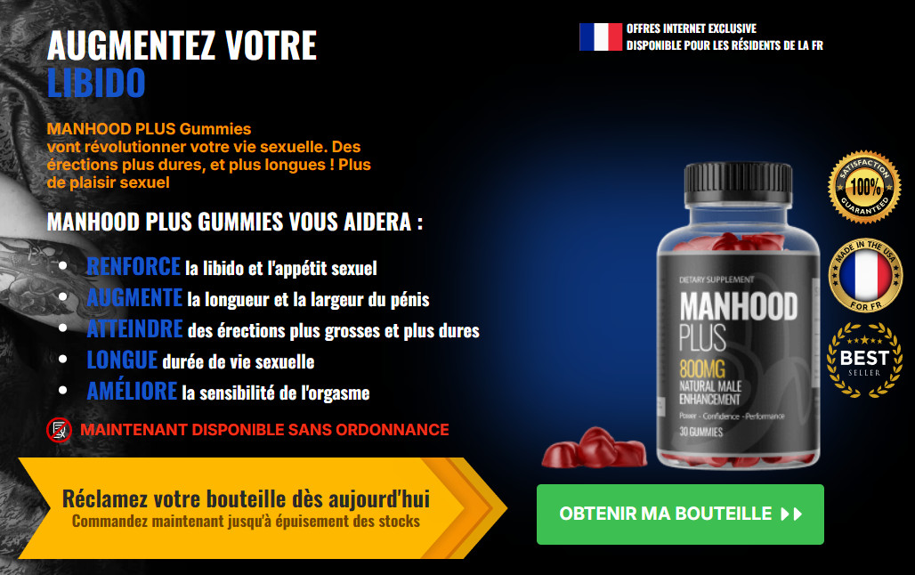 Manhood Plus Male Enhancement Gummies France